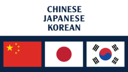 Tiếng Hoa – Tiếng Nhật – Tiếng Hàn