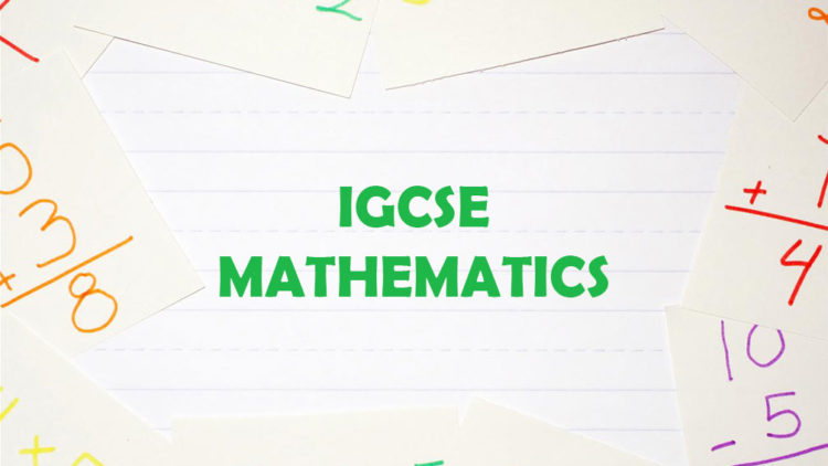 IGCSE Math program