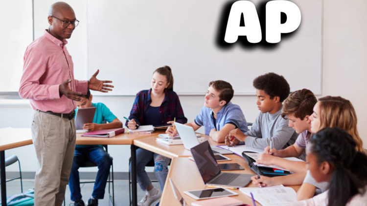 AP examination with AP preparation courses